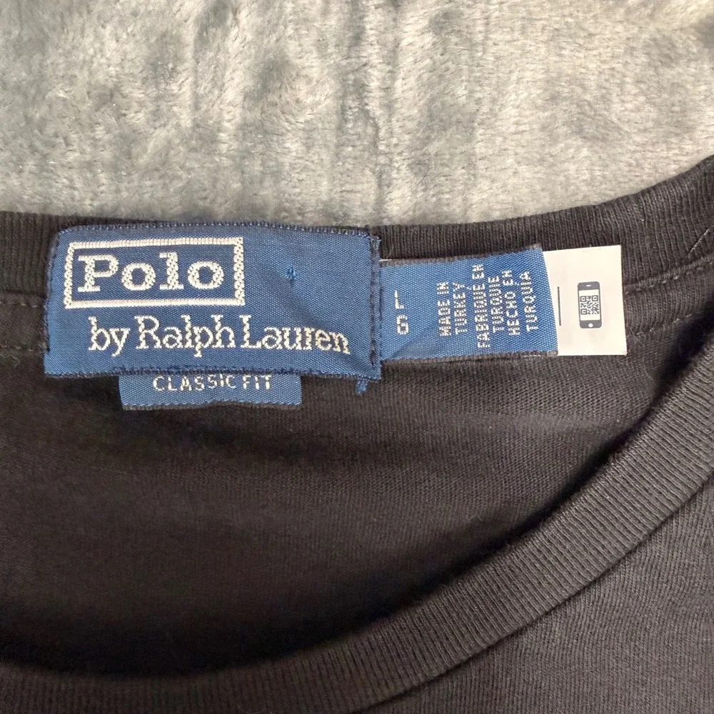 Polo Ralph Lauren Mens Polo Ski 92 Graphic T-Shirt Black Classic Fit Large